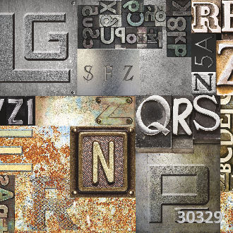 Железные буквы