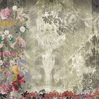 Арка с винтажными цветами